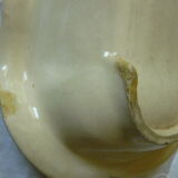 Old asparagus dish in saline slip fixed cradle