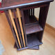 Rotating and low bookshelf