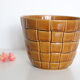 Ancient ceramic pot cover, Saint Clement earthenware, vintage