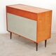 Czech blue blanket storage chest 1970