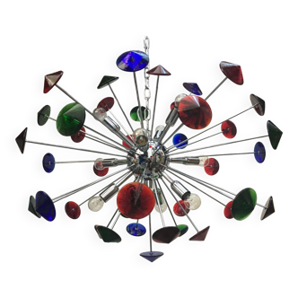 Coni Murano glass sputnik chandelier