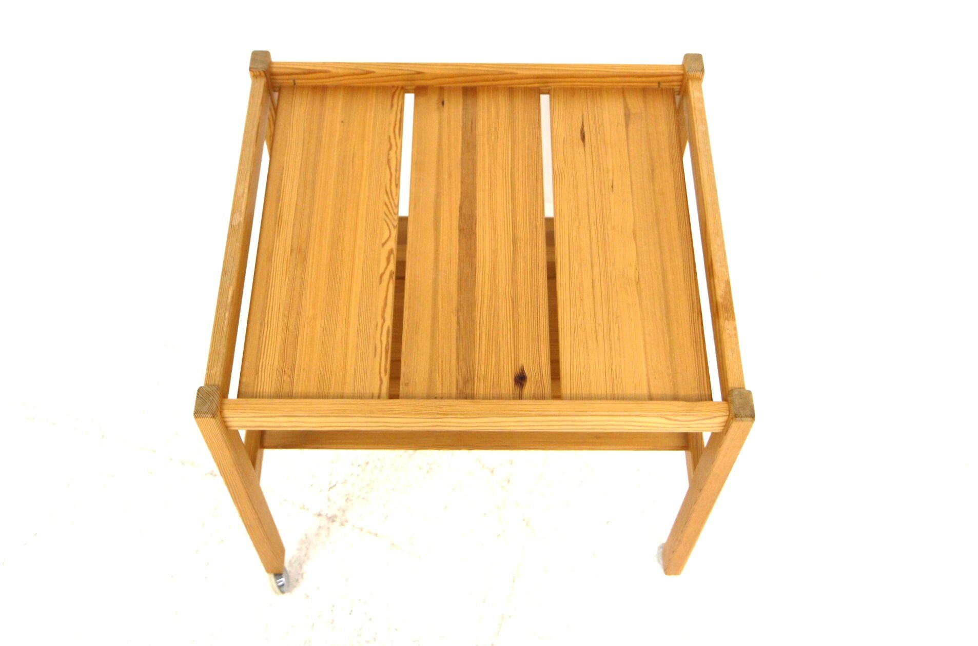 Scandinavian pine trolley, Yngve Ekström, Sweden, 1970