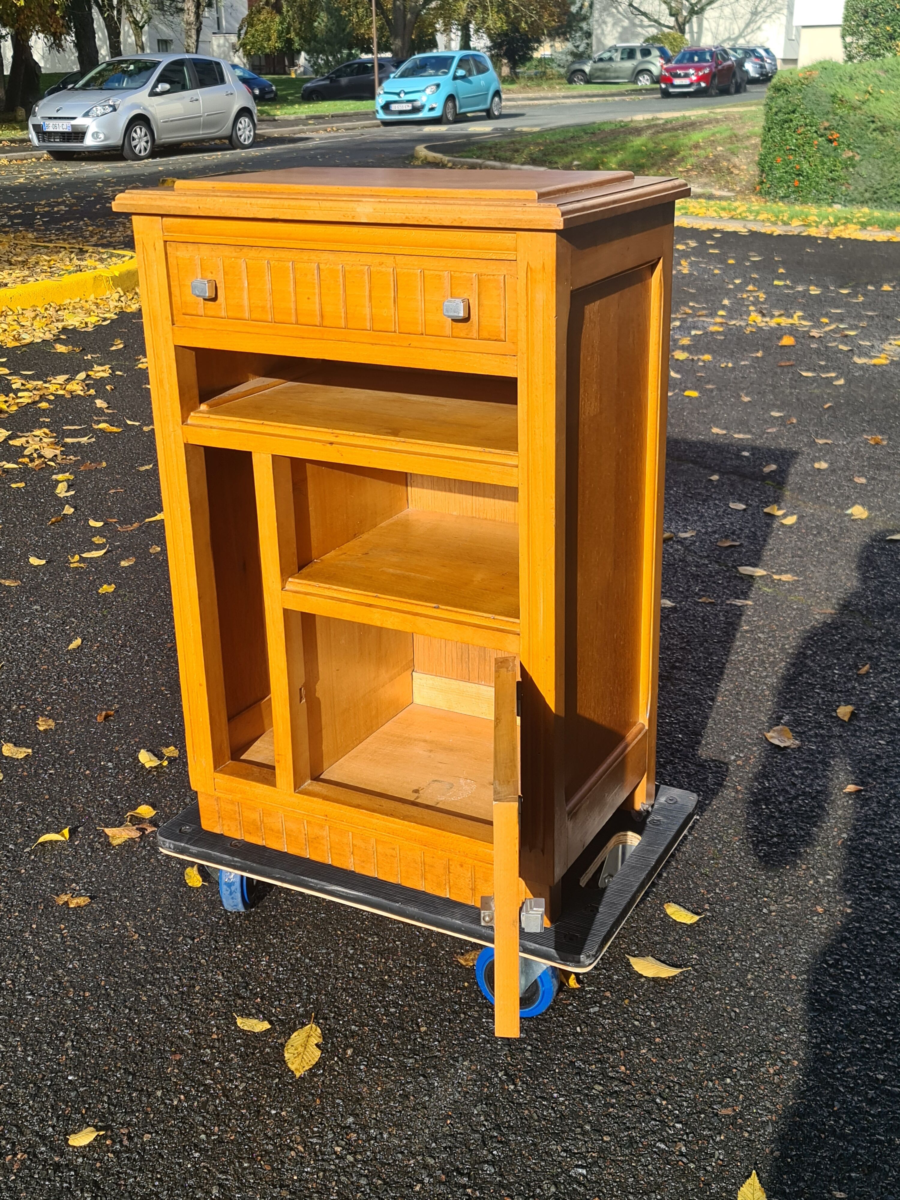 Art deco jam maker 1940-50 solid wood