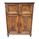 Buffet bas en bois sculpté