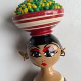 Vintage Moroccan doll duo