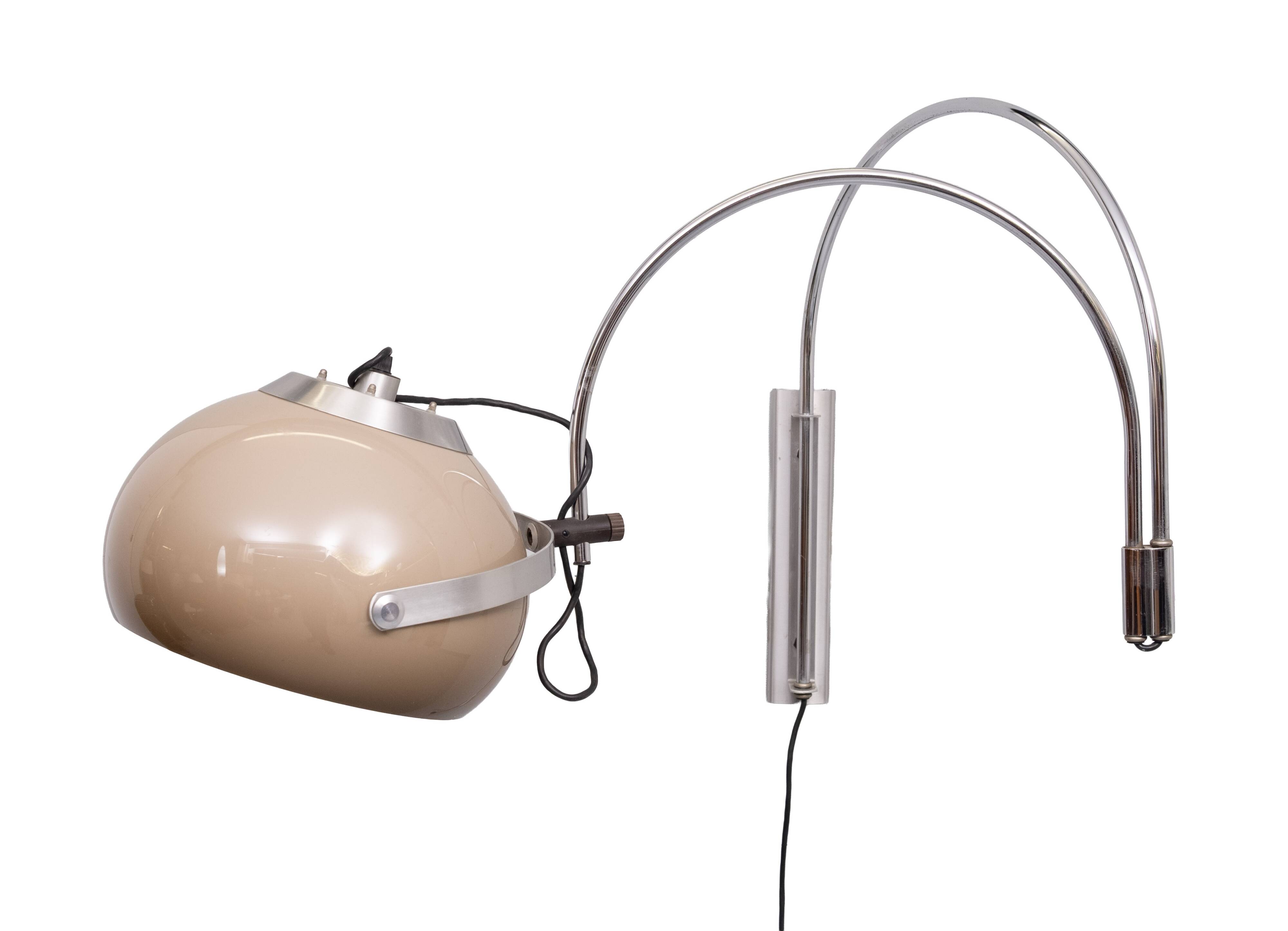 Dijkstra double arc Space Ace wall lamp 1970s