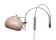 Dijkstra double arc Space Ace wall lamp 1970s