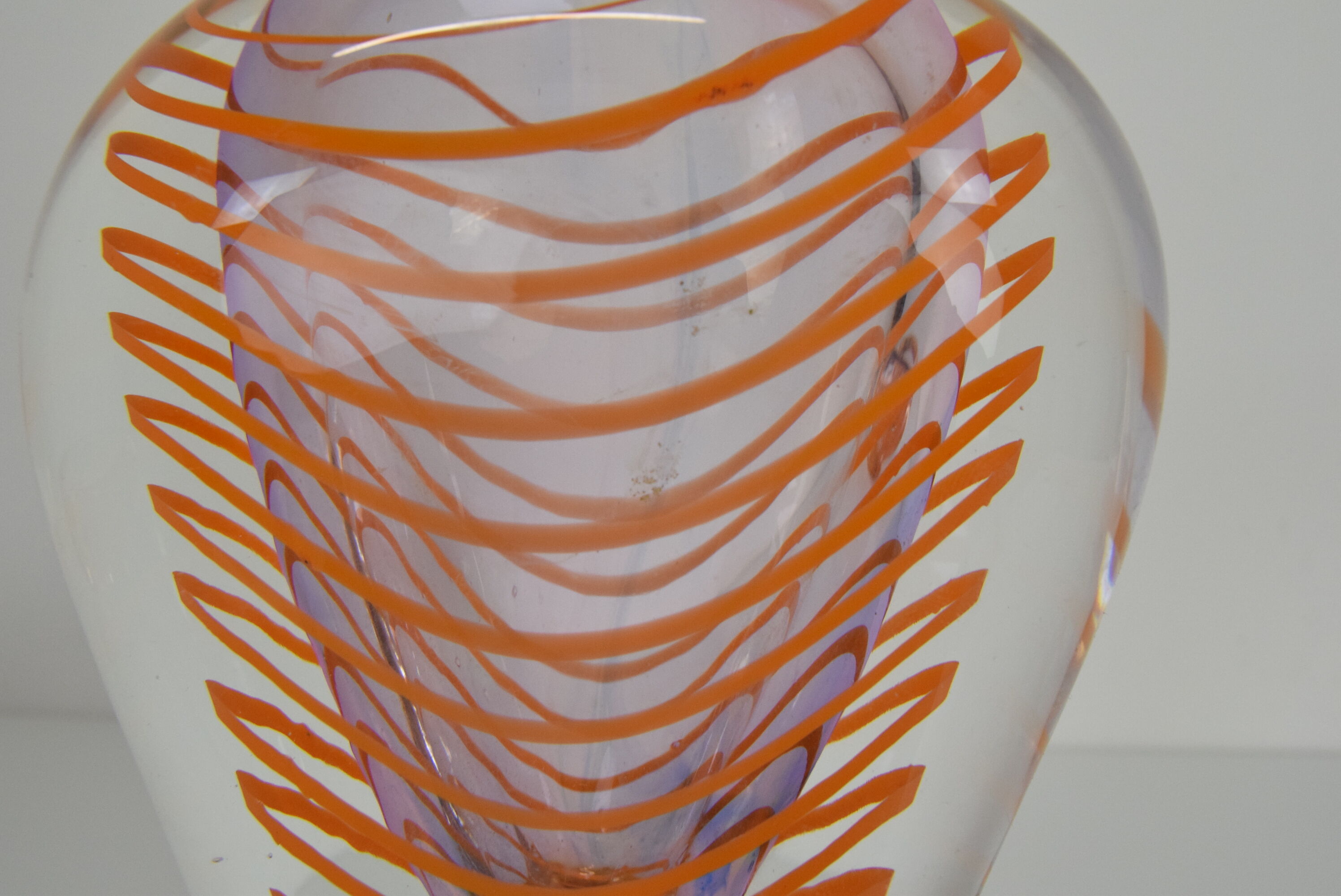 Set of Art Glass by Ivo Rozsypal,Czechoslovakia,1970's.