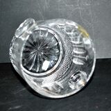 Vintage crystal moulded and cut ice bucket