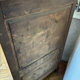 Secretary in "Louis Philippe style, Biedermeier influence" in walnut.