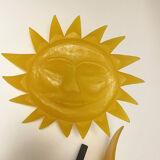 Sun wall lamp by jean-charles de castelbajac for brossier saderne & roset line, 90s.