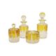 Art Deco Toilet Set Val Saint Lambert Crystal Perfume Bottle Dressing Table