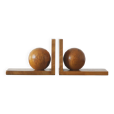 Étagères en bois de style mid-century moderne des années 1950, ensemble de 2