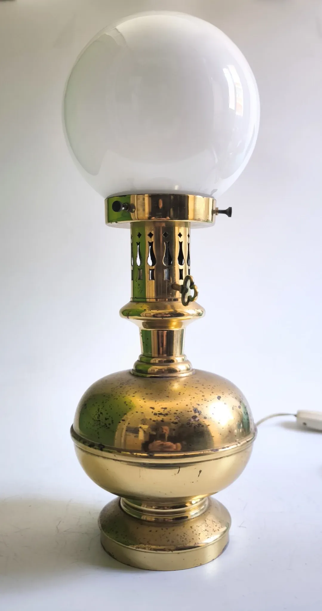 Mid Century lamp in Neoclassical Revival style