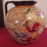 vase boule ancien Vallauris signé J Massier