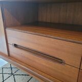 Scandinavian design sideboard in vintage teak