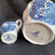 Set of 2 English porcelain pitchers