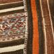 Faded Natural Orientel Kilim Rug, 146x252 Cm