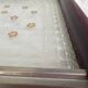 Small Art Deco tray in etched glass and chrome-plated metal – 1930s/40s