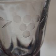 12 engraved liqueur glasses – from the 1960s-1970s