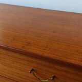 Teak Dresser with 5 drawers Norway, 1960s.