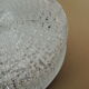 Glass and metal ceiling light