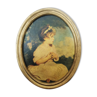Médaillon "L'âge de l'innocence "  de Reynolds