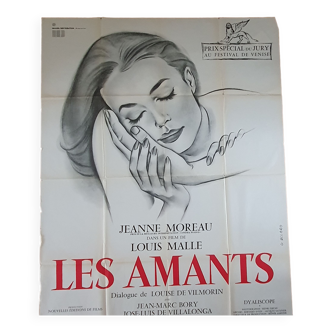 Affiche de film: Les Amants 160*120