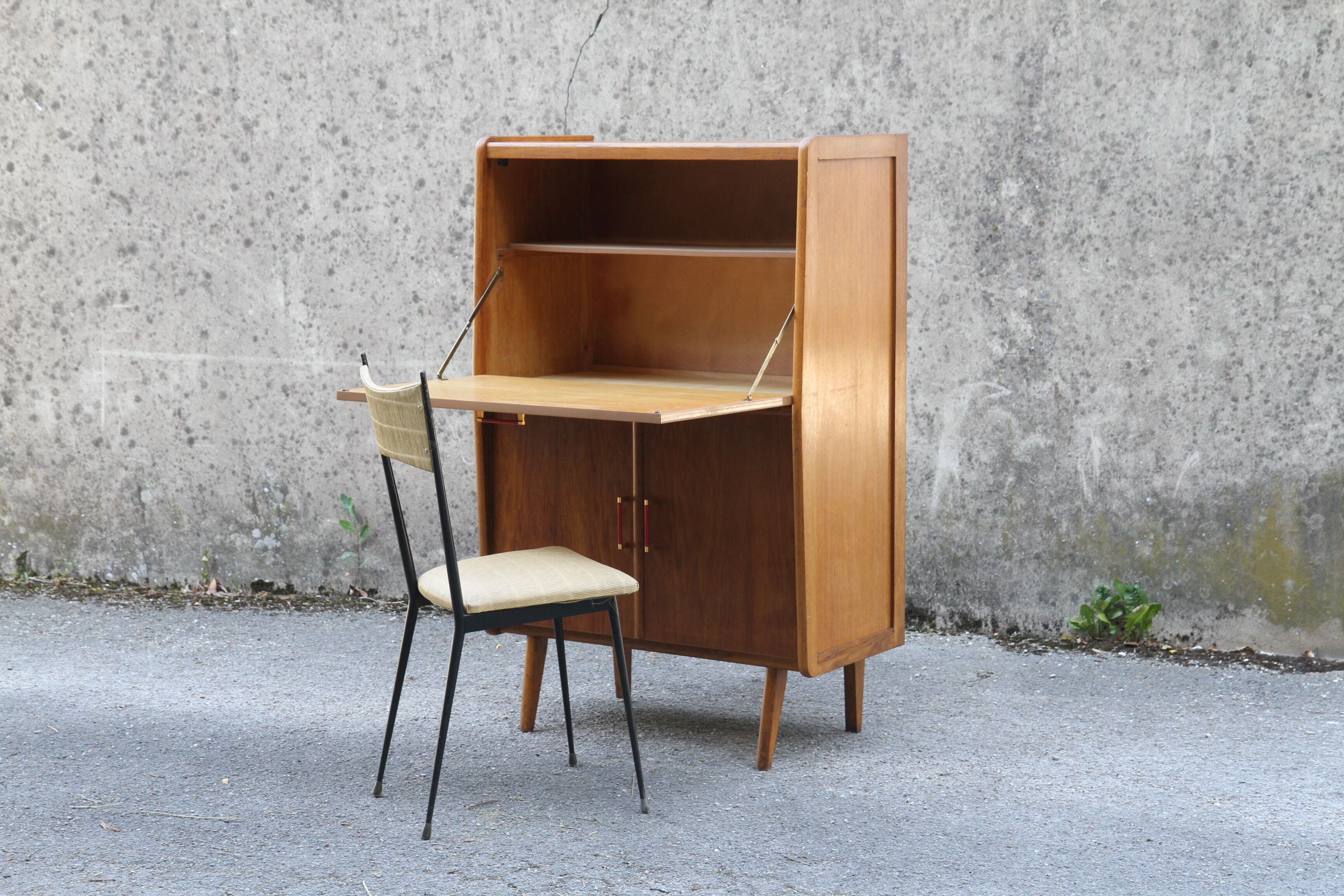 French vintage writing desk of the 1950s