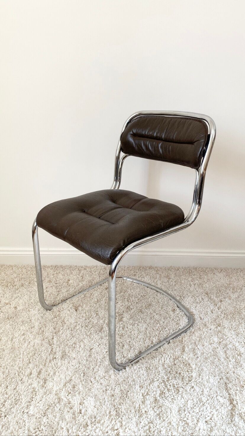 Vintage leather design chair