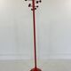 Porte-manteau rouge vintage des années 80