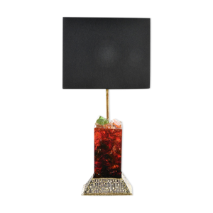 Lampe en résine fractale par Henri