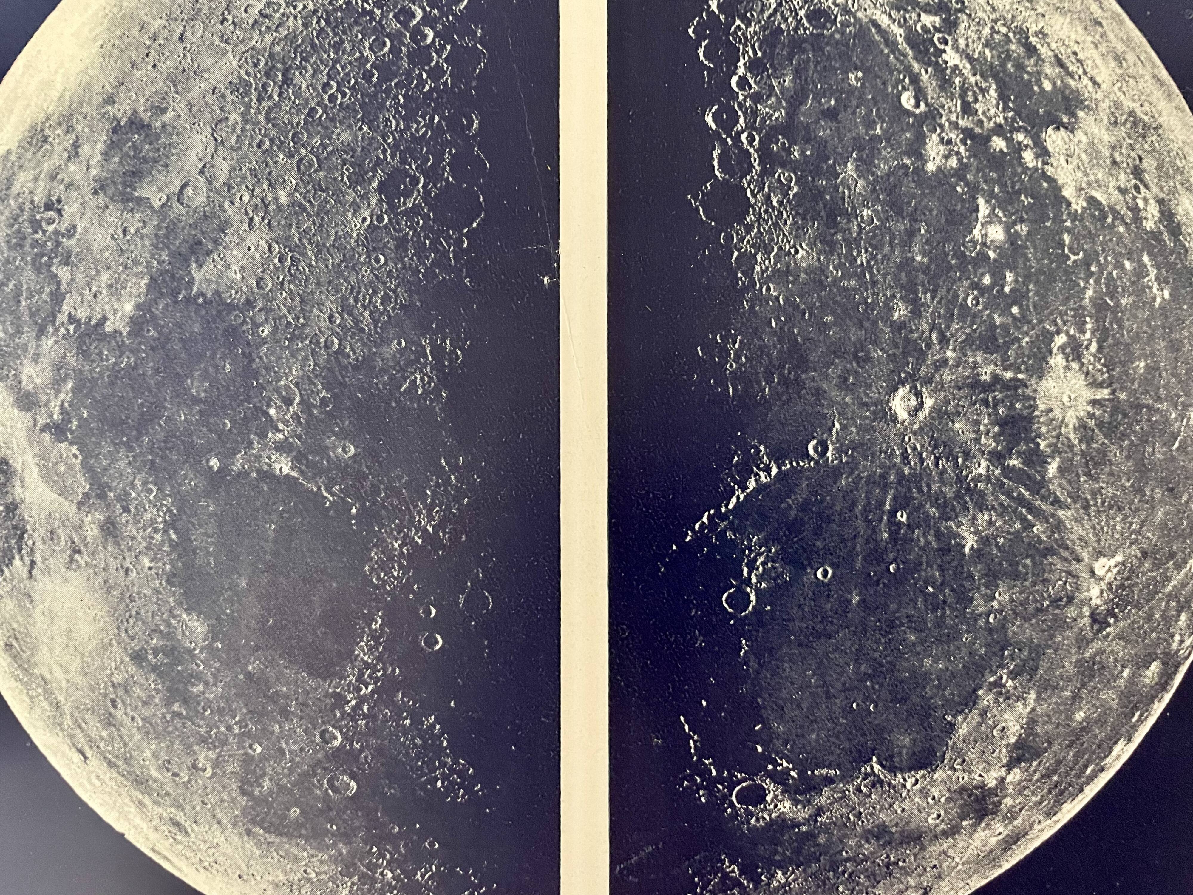 Photographic plate on the moon from 1928