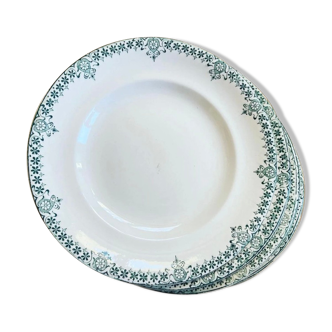Set of 6 plates Longwy model Regina