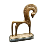 Greek Etruscan horse in brass