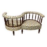 Napoleon III style conversation or confidant bench