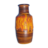 Large glazed ceramic vase Vintage Saint Clement 60s/70s