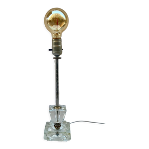 Lampe à poser chandelier verre