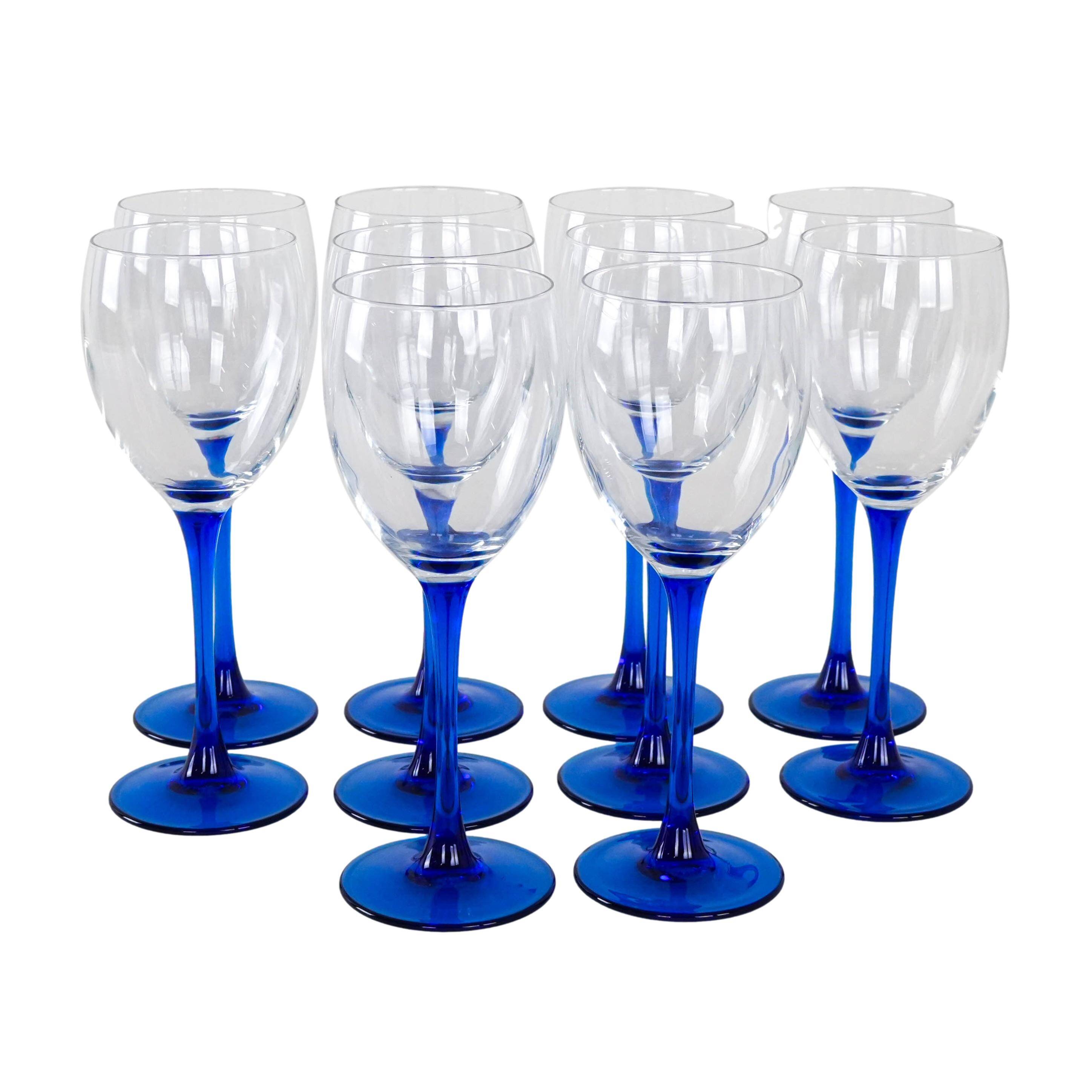 Set of wine glasses, Danish design, 1970s, manufactured in Denmark
