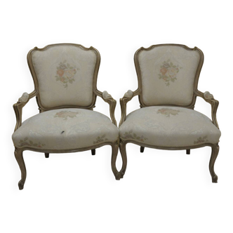 Armchairs Louis XV style