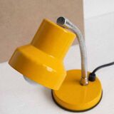 Small vintage yellow desk lamp