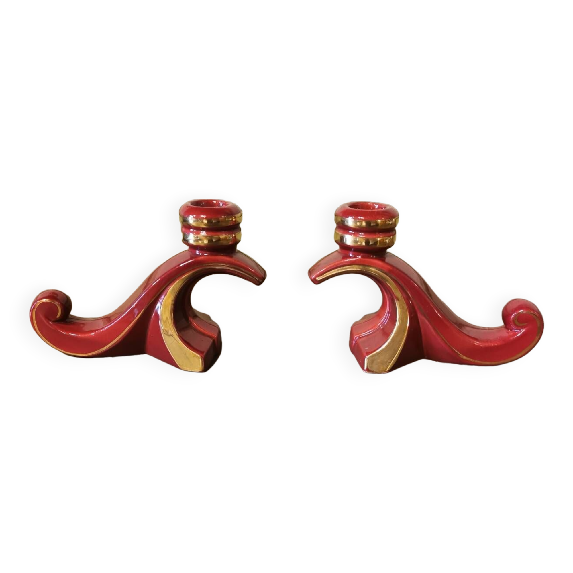 Pair of vintage candlesticks