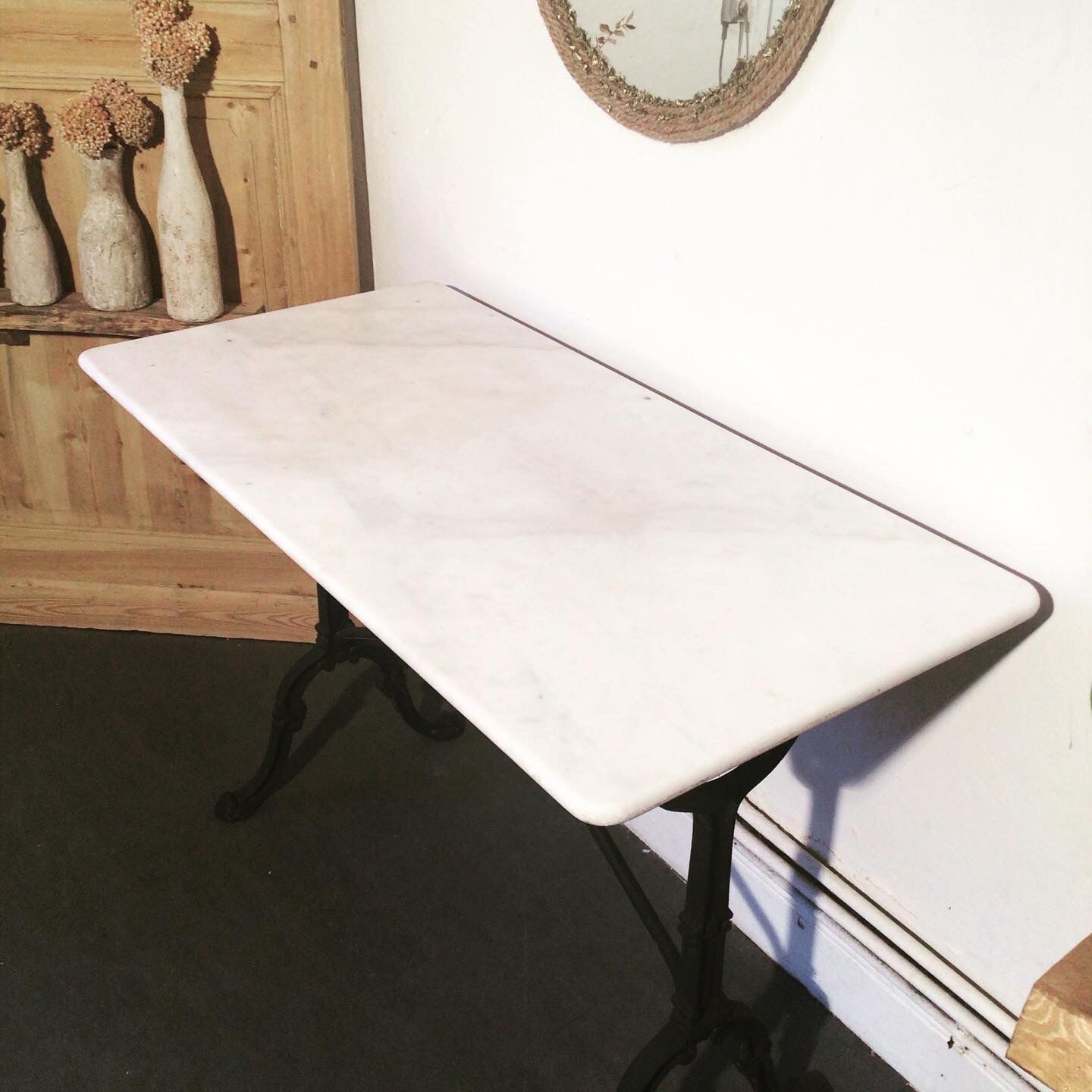 Marble bistro table