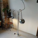 3-branch chrome lamppost