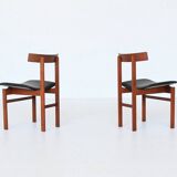 Inger Klingenberg dining chairs teak France & Son Denmark 1960