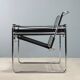 Fauteuil Wassily Gavina, design vintage Marcel Breuer, Italie, années 1970