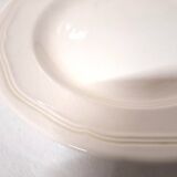 15 white earthenware plates