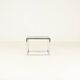 Coffee or Side Table in Chroom & Smoked Glass by Belgo Chrom, Belgium,1970s