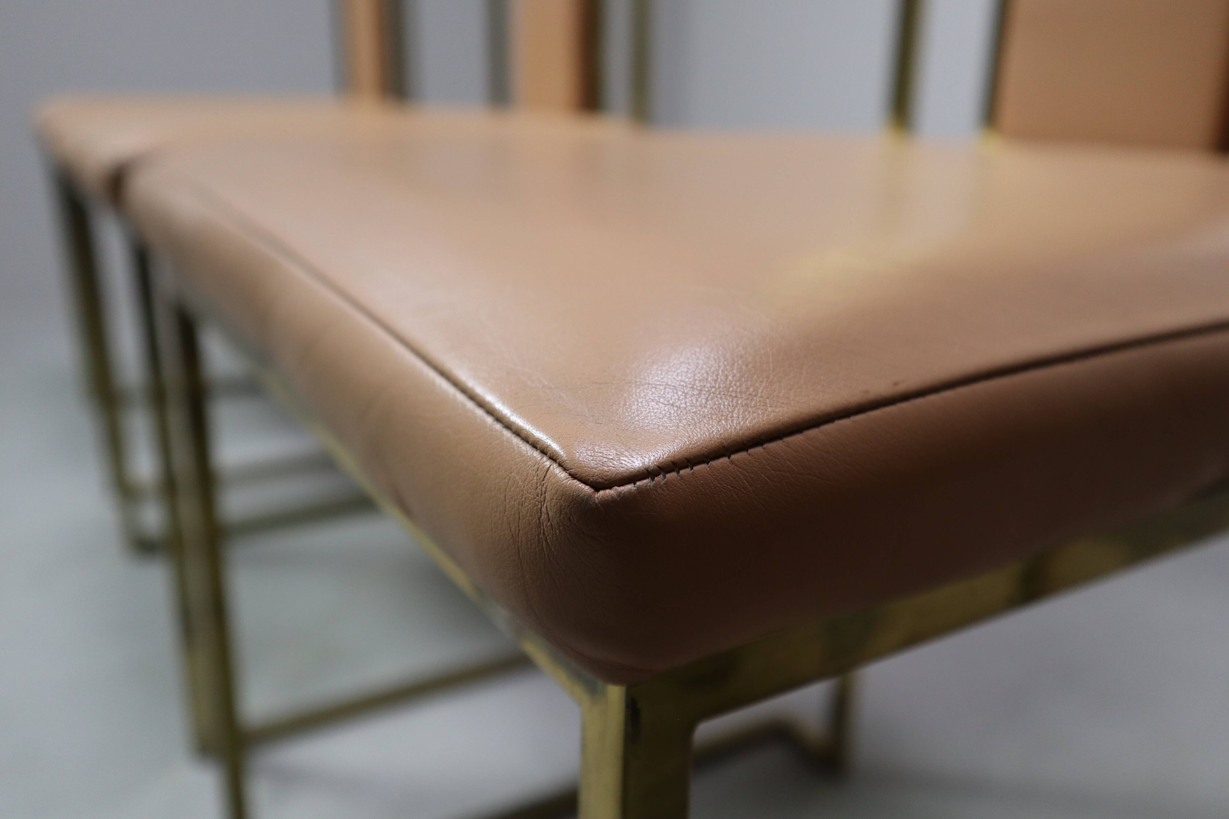 Set of 6 dining chairs by Renato Zevi, Italy 1970s