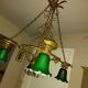 Very large art nouveau chandelier Murano (1 meter)